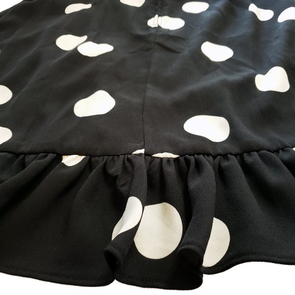 Modcloth Polka Dot Ruffle Pencil Skirt Women's Size 8 Precious! - Picture 8 of 12